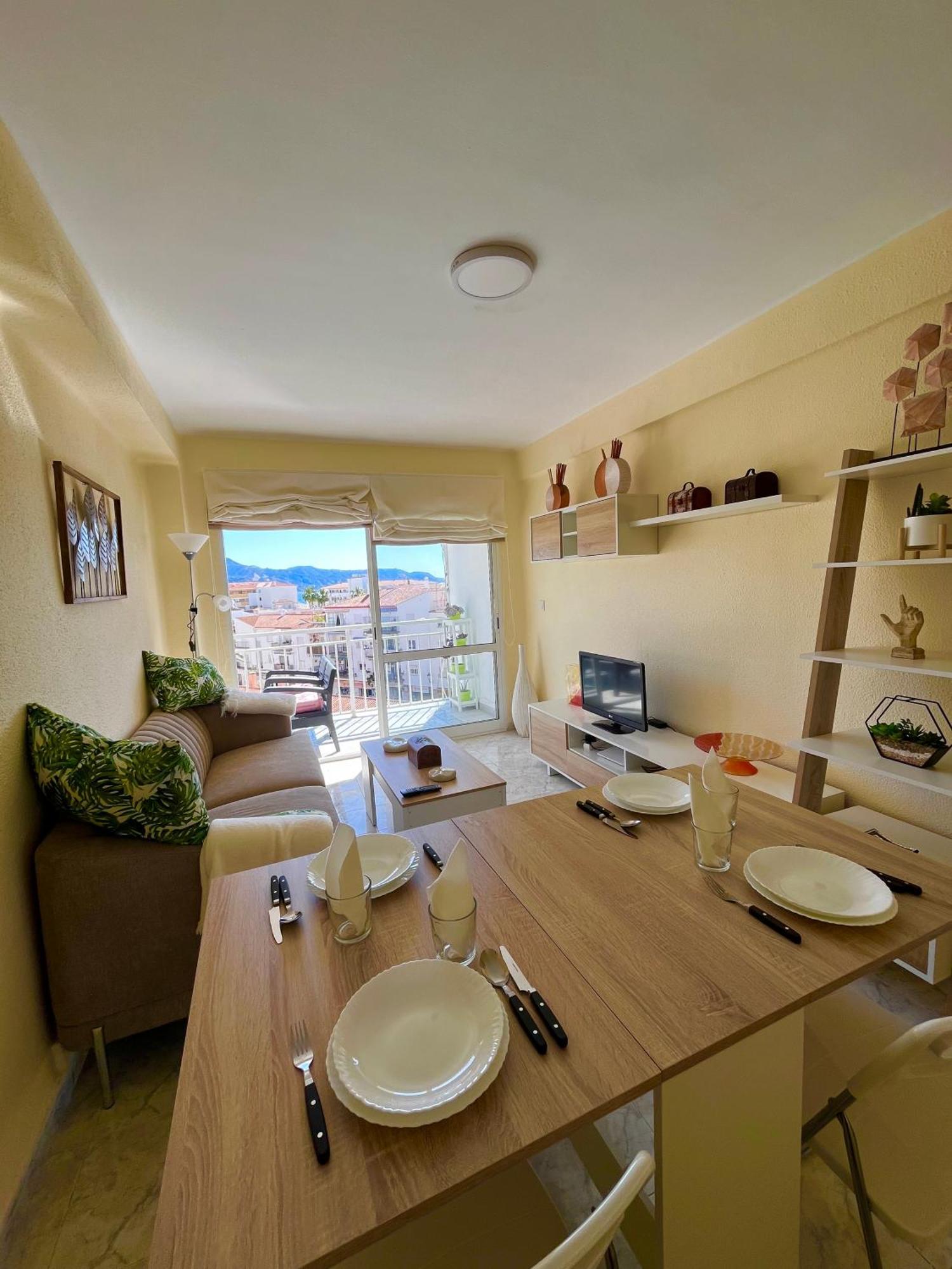 Wonderful Flat With Seaview In Nerja Lejlighed Eksteriør billede